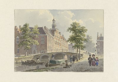 The Spui in The Hague, Looking South by Bartholomeus Johannes van Hove