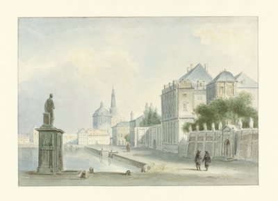 Italian Cityscape by Bartholomeus Johannes van Hove