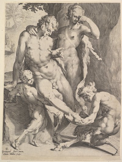 Oreads Removing a Thorn from a Satyr