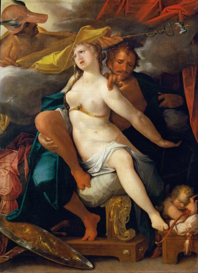 Venus and Mars Warned by Mercury by Bartholomeus Spranger