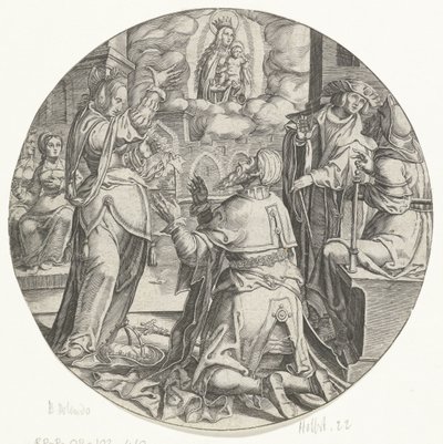 Mary with the Child Appears to Emperor Augustus by Bartholomeus Willemsz. Dolendo