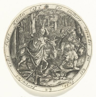 Flight into Egypt by Bartholomeus Willemsz. Dolendo