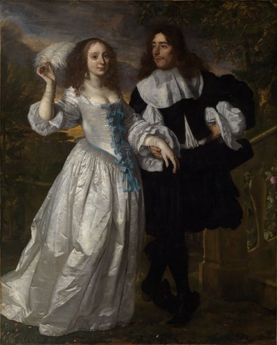 Young Patrician Couple by Bartholomeus van der Helst
