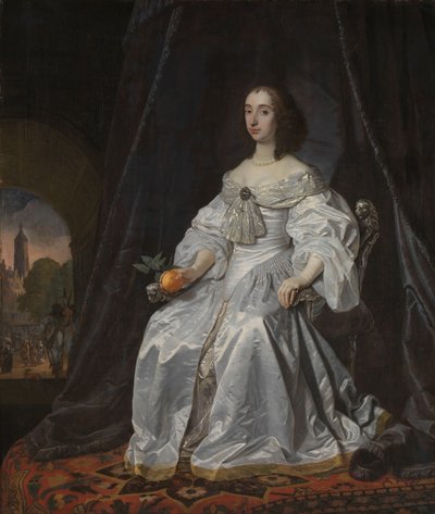 Mary Stuart, Princess of Orange, as Widow of William II by Bartholomeus van der Helst