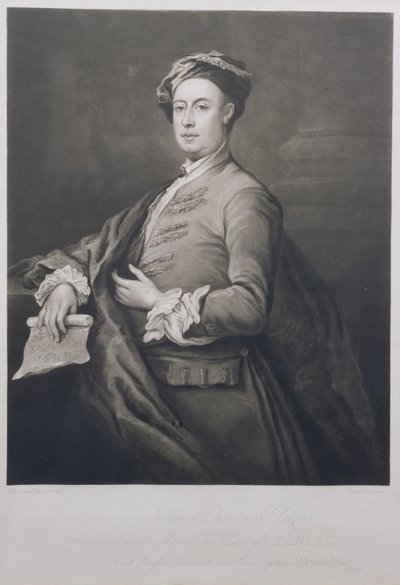 Portrait of George Frederick Handel engraved by Charles Turner by Bartholomew Dandrige