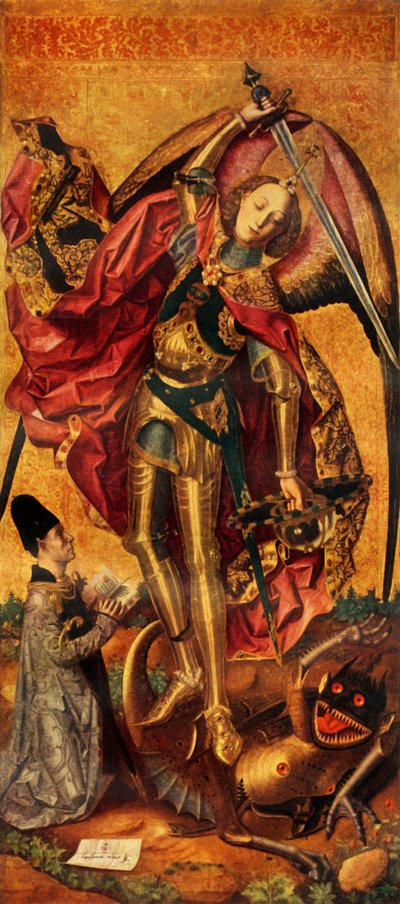 Saint Michael Triumphs over the Devil by Bartolomé Bermejo