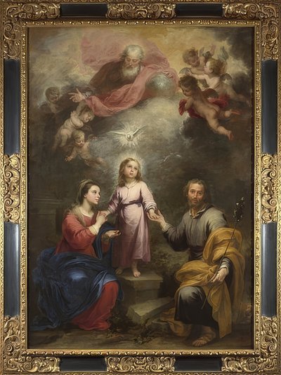 The Heavenly and Earthly Trinity by Bartolomé Esteban Murillo