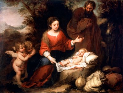 Rest on the Flight into Egypt by Bartolomé Esteban Murillo