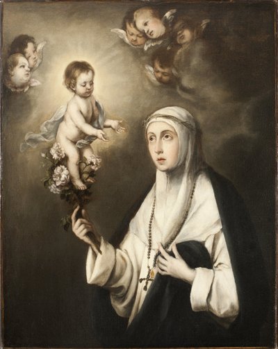 Saint Rose of Lima by Bartolomé Esteban Murillo