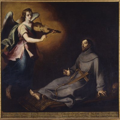 Saint Francis of Assisi in Ecstasy by Bartolomé Esteban Murillo