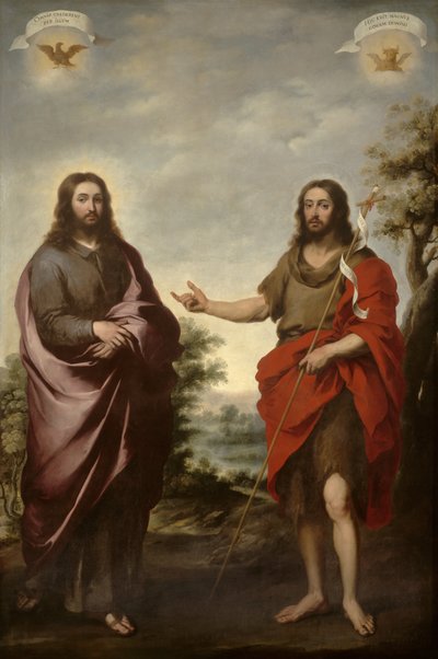 Saint John the Baptist Pointing to Christ by Bartolomé Esteban Murillo