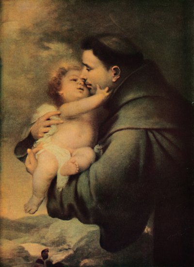 St. Anthony of Padua with the Christ Child by Bartolomé Esteban Murillo