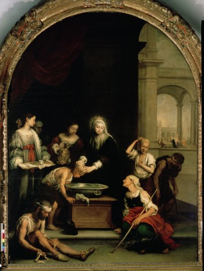 St. Elizabeth of Hungary tending the sick and leprous by Bartolomé Esteban Murillo