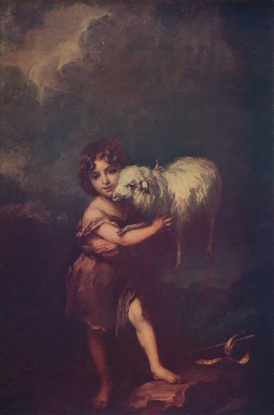 St. John and the Lamb by Bartolomé Esteban Murillo