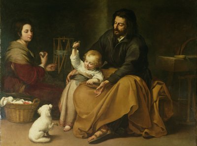 The Holy Family with the Little Bird by Bartolomé Esteban Murillo