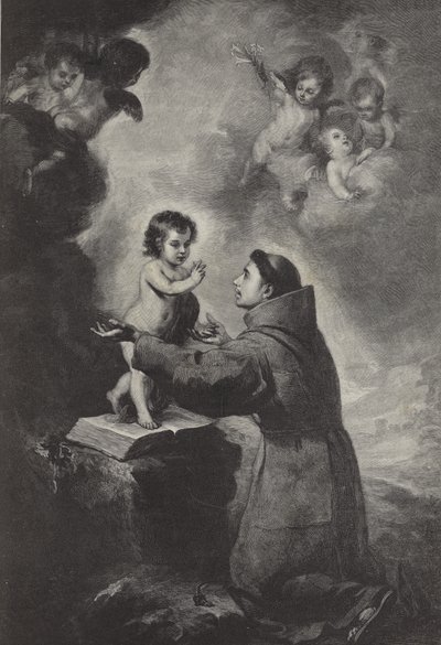The Vision of St Anthony of Padua by Bartolomé Esteban Murillo