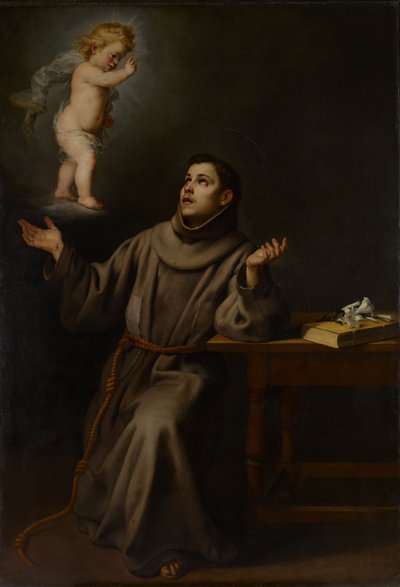 The Vision of St Anthony of Padua, 1652 by Bartolomé Esteban Murillo