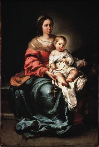 Virgin of the Rosary by Bartolomé Esteban Murillo