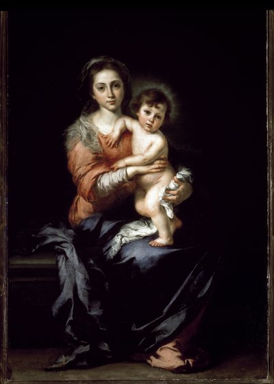 Virgin with Child by Bartolomé Esteban Murillo