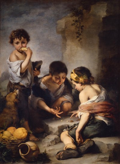 Boys Playing Dice by Bartolomé Esteban Murillo