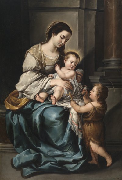 La Serrana or, Madonna and Child with the infant St. John by Bartolomé Esteban Murillo