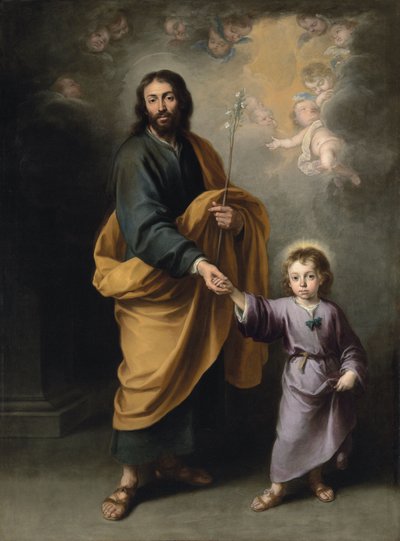 Saint Joseph and the Christ Child by Bartolomé Esteban Murillo