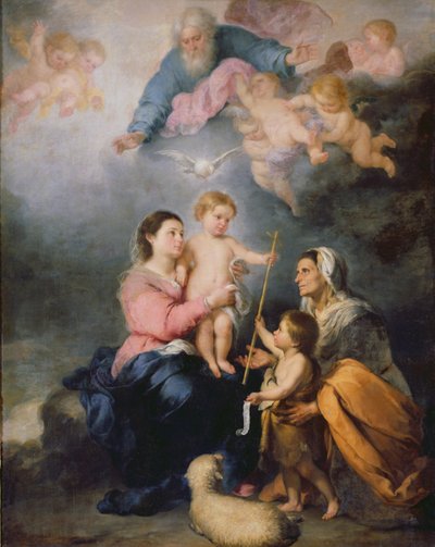 The Holy Family or The Virgin of Seville by Bartolomé Esteban Murillo