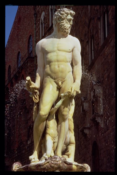 The Fountain of Neptune (detail) by Bartolomeo Ammannati