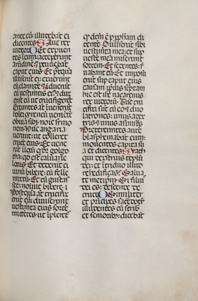 Missal: Fol. 121: Contains Music for Hely Hely Lama etc. within St. Matthew Passion by Bartolomeo Caporali