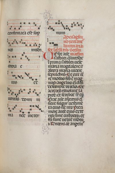Missale: Fol. 172: Music for Alleluia etc. at Beginning of Easter by Bartolomeo Caporali