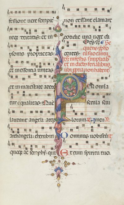 Missale: Fol. 183: Foliage Decoration, 1469 by Bartolomeo Caporali