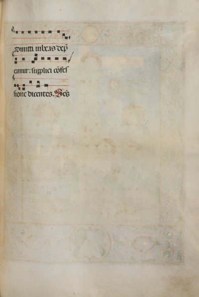 Missale: Cross, Foliage & Music for Various Ordinary Prayers by Bartolomeo Caporali
