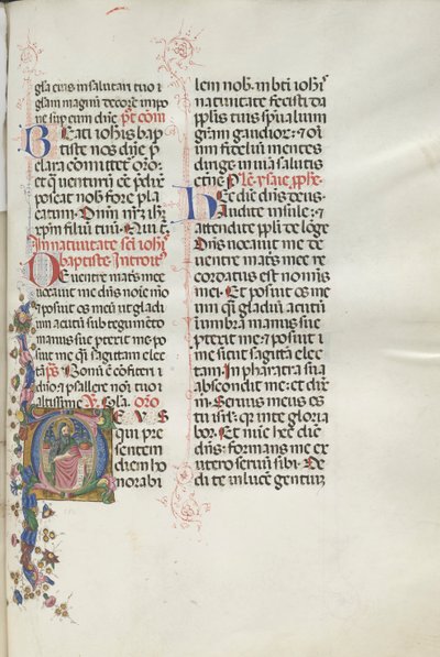 Missale: Fol. 287: Saint John the Baptist by Bartolomeo Caporali
