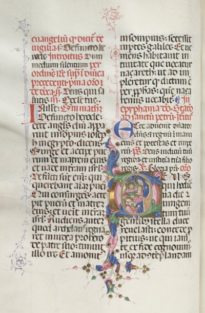 Missale: Fol. 30v: Adoration of the Magi, 1469 by Bartolomeo Caporali