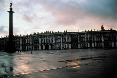 Exterior View of the Winter Palace (1753-52) by Bartolomeo Carlo conte Rastrelli