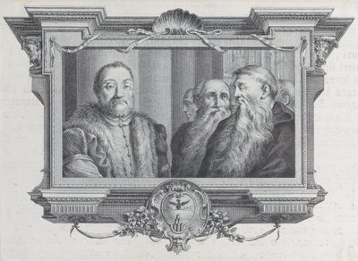 Three bearded men, one wearing fur by Bartolomeo Crivellari, Gabriel Söderling