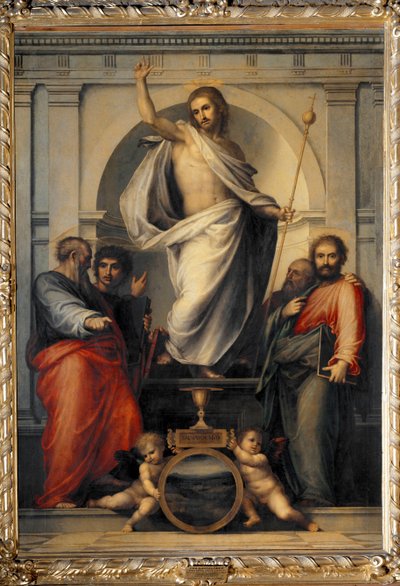 Christ Rises Among the Evangelists by Bartolomeo Fra