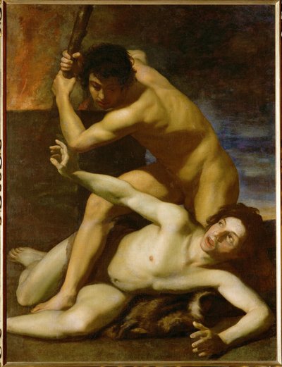 Cain Killing Abel by Bartolomeo Manfredi