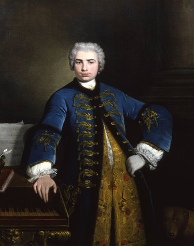 Portrait of the Singer Farinelli Carlo Broschi by Bartolomeo Nazari