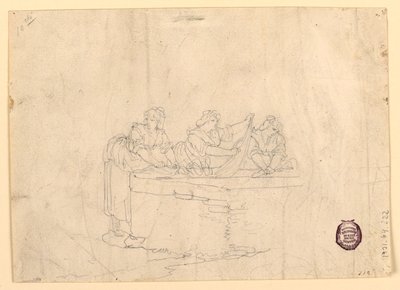 Three Women Washing, 1800-25 by Bartolomeo Pinelli