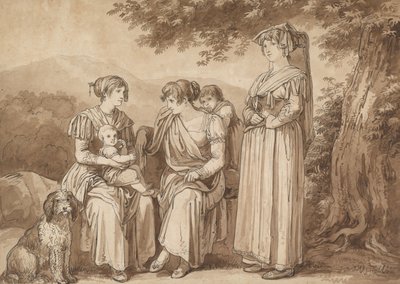 Family of the Artist by Bartolomeo Pinelli