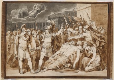 Juno Swears to Avenge the Death of Almo and Galaesus by Bartolomeo Pinelli