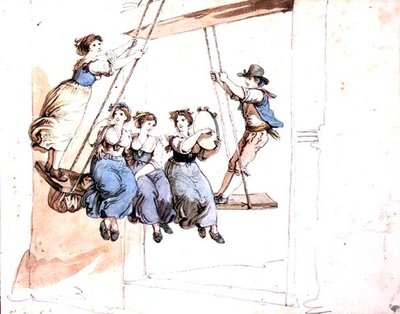 On the Swing by Bartolomeo Pinelli