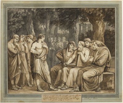 Telemachus Describes How He Was Admitted into the Assembly in Crete, from The Adventures of Telemachus, Book 5 by Bartolomeo Pinelli