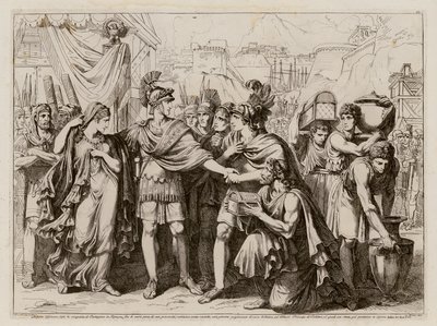 The Clemency of Scipio Africanus by Bartolomeo Pinelli