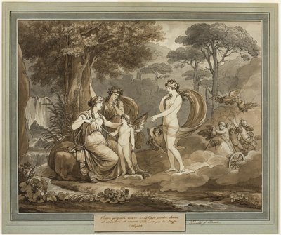 Venus Presents Cupid to Calypso, from The Adventures of Telemachus, Book 7 by Bartolomeo Pinelli