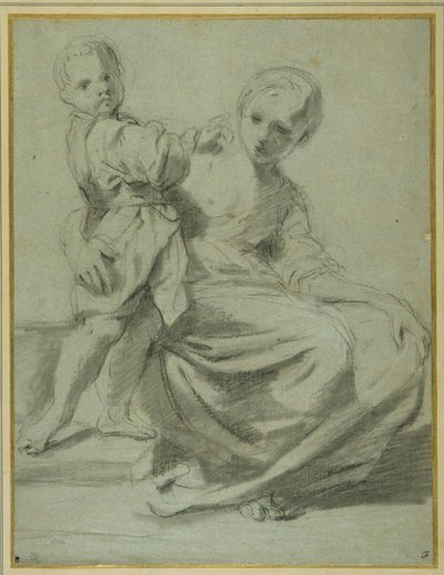 Mother and child by Bartolomeo Schedoni