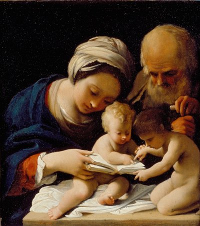 The Holy Family with the young St John the Baptist by Bartolomeo Schedoni
