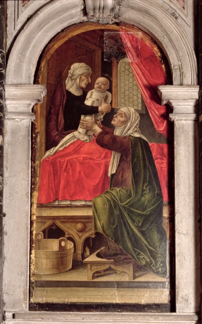 Triptych of the Madonna of the Misericordia, 1473 by Bartolomeo Vivarini