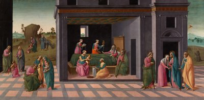 Scenes from the Life of Saint John the Baptist, 1490-95 by Bartolomeo di Giovanni